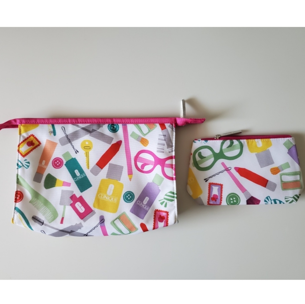 Set of Clinique Cosmetic Bags